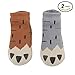 Julvie Anti-Slip Thick Winter Socks(2 Pairs) for Baby 0-4yrs with Claws Print