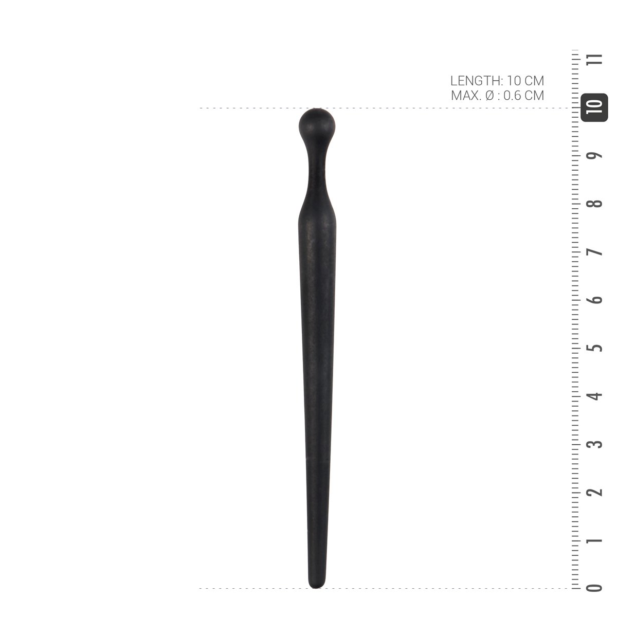 Amazon.com: Sinner Gear Smooth Silicone Penis Plug - (Ø Length 10CM & Enter 9CM) Soft Silicone Dilator Black for Adult Games - Urethral Sounds: Health ...