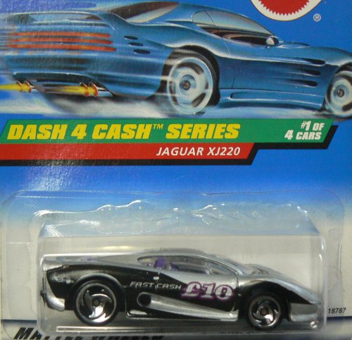 Hot Wheels Jaguar Xj220 #721 1998 Dash 4 Cash Series #1 with Saw Blades