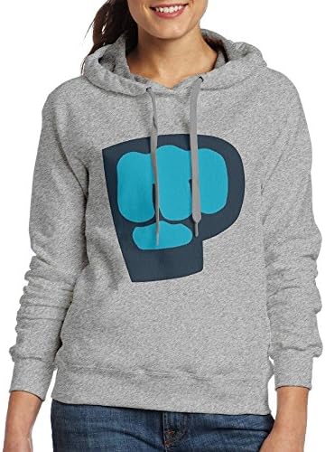 Candace Nixon Best Pewdiepie Brofist Logo Women Fashion Sweatshirt Young Sports Hoodie Ash M
