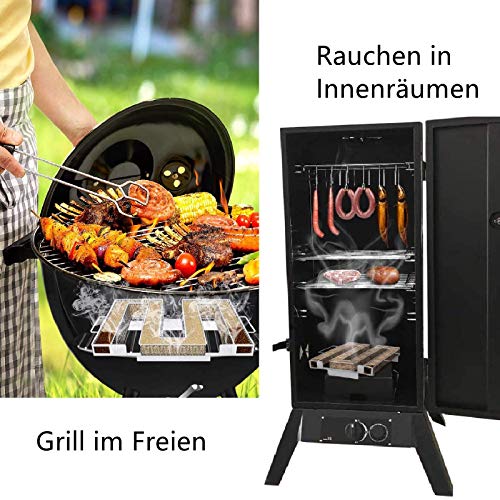 Kaltrauchgenerator aus Edelstahl, Kaltraucherzeuger mit Griff zum Kalträuchern für Räuchern von Fleisch Fisch, 1… – Bild 7