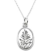 KEVIN N ANNA Sterling Silver Indian Paintbrush Wildflower Charm Necklace, 18"