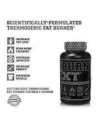 Burn XT Black Thermogenic Fat Burner - Weight Loss Supplement, Appetite Suppressant,...