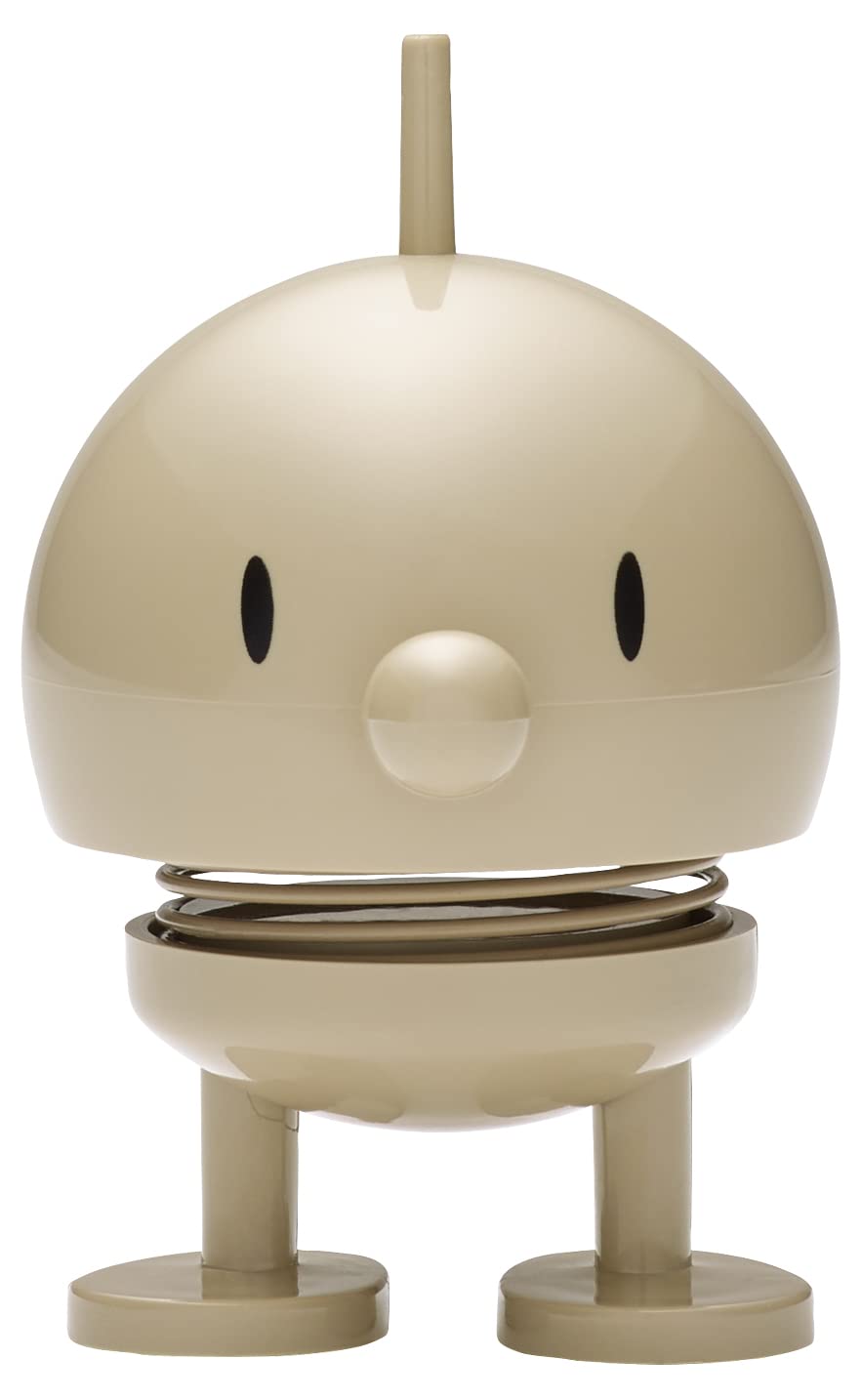 Hoptimist Bumble Bobble Figure & Lucky Charm, Scandinavian Decorative Figures for Living Room, Desk, Office, Office Decoration & Funny Small Gifts, 4.5 x 5.8 x 7.6 cm, Small, Latte