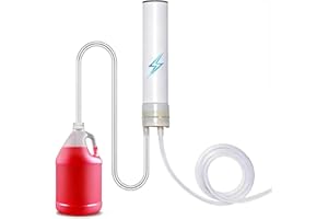 VANPET RV Electric Antifreeze Pump Kit, RV Antifreeze Accessories, Self-Priming Water Pump with 2 Hoses, Winterize RV Plumbing System, Marine Boat, Camper (RV Electric Antifreeze Pump Kit)