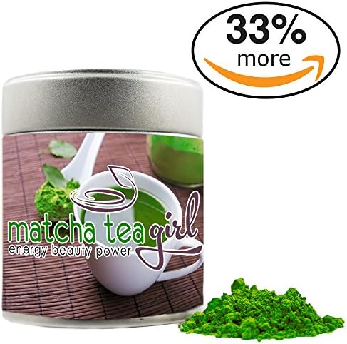 Matcha Green Tea Powder (GET 33% MORE - 40 GRAM TIN) Ceremonial Grade - Fresh From Historic Japanese Farm - Radiation Free - Kosher &amp; Non GMO