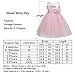 Merry Day Flower Girl Dress Tulle Princess Dresses with Petals for Wedding Birthday Party -Cream (Small Petals)