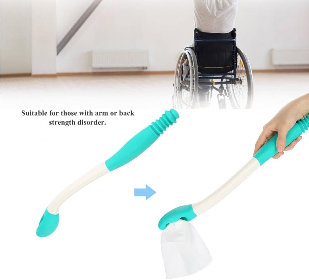 Sonew Self-Assist Toilet Mobility Aid Self Wipe Assist Bottom Wiper Bathroom Buddy Wand Long Handle Reach 15.7": Home & Kitchen