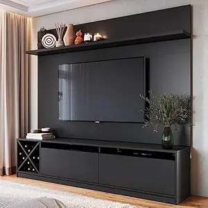 NISHAL Furniture Wooden TV Cabinet TV Stand for Wall TV Entertainment Unit Wall Panel Ideal for Tv Unit up to 65 inches
