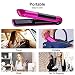 Portable Cordless Hair Straightener for Travel Mini USB Rechargeable Flat Iron with Ceramic Plates By PRITECHthumb 4
