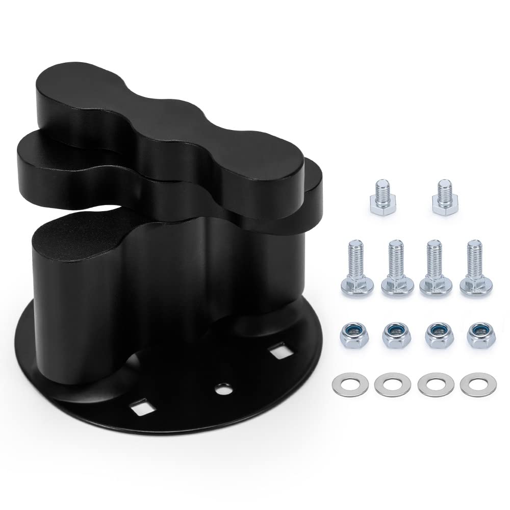 Photo 1 of Gas Can Mount Lock Double Locking Mount for Standard Gasoline, Fuel Tank, Water Packs, Cargo Racks Handle Fuel Tank Bracket