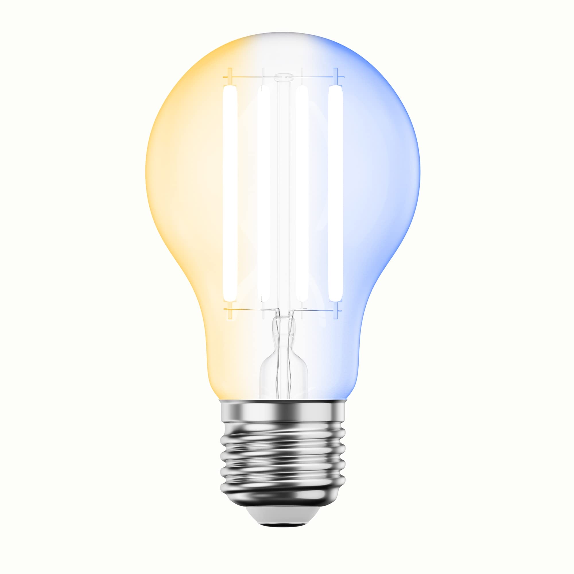 ledscom.de E27 LED Bulb, A60, Warm White - Cool White (2700-6700 K), 7 W, 1005lm, Smart Home, WLAN, Alexa