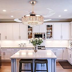 42inch Crystal Chandelier Ceiling Light LED 4