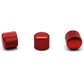 Samherome 3pcs Wine Red Guitar Knobs, Volume Tone Control Knobs for Electric Bass Guitar, Upgrade Replacement for Fender Telecaster Stratocaster, Fits 18 Coarse Spline Shaft