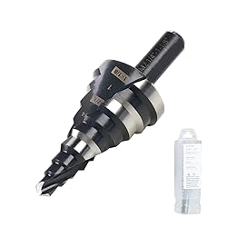 Jerax tools 1/4 to 1-1/8 Inch Step Drill Bit, M2