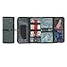 Cable Organizer, Travel Organizer, Valkit Best Electronics Accessories Wire Cord Cables Tires Wrap Case Cover Bags Rolling Organizer Fit Cosmetic for Weekender Travel Management, Small Size-Dark Grey