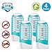 Bug Zapper, [2018 Upgrade] Gnat Trap 110V, Electronic Bug Zapper Indoor Bug Zapper Electronic Insect Killer Eliminates Most Flying Pests, Mosquito & Insect Killer (4 packs)