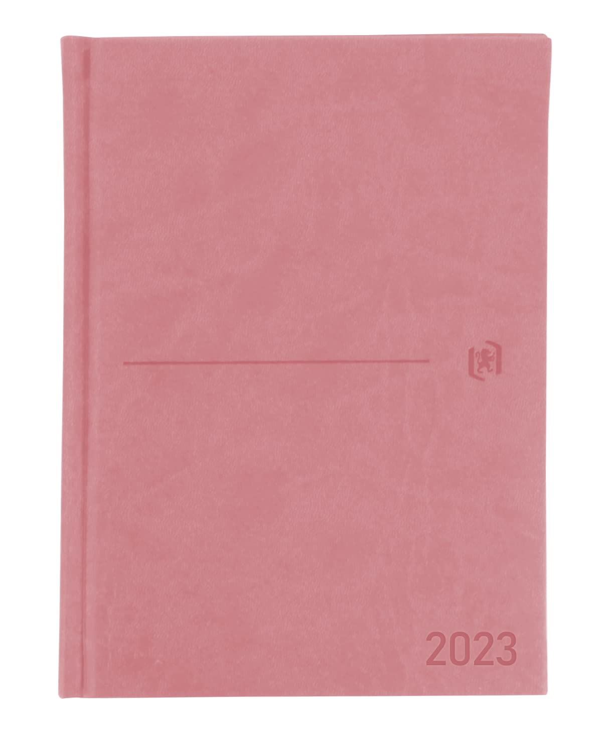 Oxford, 2023 Day per Page Diary, A5 Size, Extra Stitched Cover, Spanish, Pastel Pink, 400168495