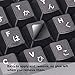 [2PCS Pack] FORITO Japanese Keyboard Stickers, Japanese Keyboard Stickers Black Background with White Lettering for Computer (Japanese)