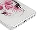iPhone 7 Plus Case Clear Bling, MOLLYCOOCLE Crystal Clear Transparent Handmade Bling Shiny Crystal Diamond Design PC Hard Shell Full Protective Case Cover for iPhone 7 Plus 5.5 inch - Skull Crown
