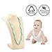 Lofca Silicone Baby Teething Necklace for Mom and Baby -Teether Toy-100% BPA Free-’Rita’（Mint）