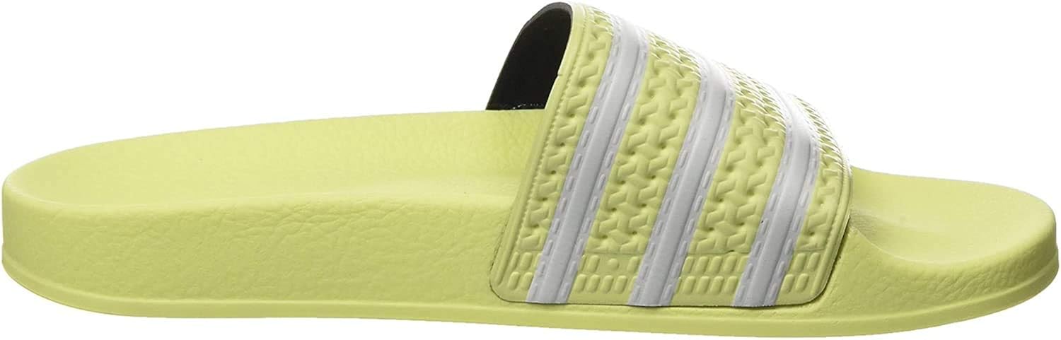 Amazon.com | adidas Originals Women's Adilette Slides Yellow in Size US 6 | Sandals