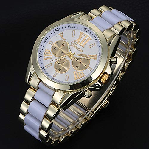 Clearance! LUCAMORE Mens Luxury Quartz Analog Watches Business Casual Chronograph Wristwatch Stainless Steel Strap