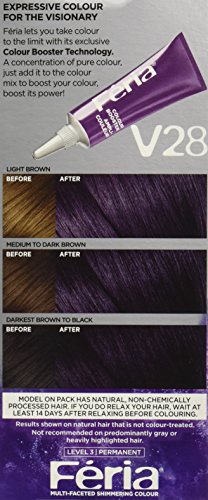 L’OREAL PARIS HAIR COLOR FERIA MULTI-FACETED SHIMMERING COLOR, POWER MIDNIGHT VIOLET
