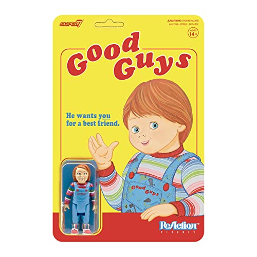 SUPER7 Childs Play Figura de reacción de Chucky, multicolor, estándar (CPLYW01-CKY-02) SUPER7 Childs Play Figura de reacción de Chucky, multicolor, estándar (CPLYW01-CKY-02)