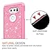 LeYi Compatible for LG V30 / LG V30 Plus/LG V35 ThinQ Case with HD Screen Protector， LeYi Luxury Glitter Bling Cute Girls Women Dual Layer Heavy Duty Phone Case for LG V30 / LG V30 + TP