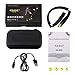 Bluetooth Headset, GRDE Wireless Bluetooth 4.1 Headphones with Retractable in-Ear Earbuds Noise Cancelling Stereo Earphones with Microphone Compatible for Samsung Cell Phones