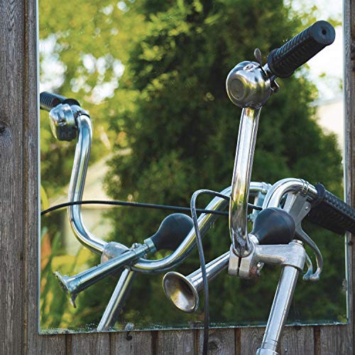 image for Juvale Bike Horns - 3-Pack Metal Bugle Horns, Bicycle Bells with Black