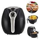 Simple Chef Air Fryer - Air Fryer For Healthy Oil Free Cooking - 3.5 Liter Capacity w/ Dishwasher Safe Parts