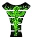 Angel Fire Green 3d Gel Motorcycle Gas Tankpad Kawasaki Ninja ZX Suzuki GSXR Honda CBR Yamaha YZF Triumph Motorcycle TanK pad Decal Sticker