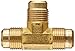 Anderson Metals 54044-06 Brass Tube Fitting, Flare Tee, 3/8