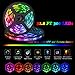 Battery Powered Led Strip Lights 32.8ft, 2x16.4ft USB/Battery Operated RGB LED Lights Birthday Christmas Gift with Remote for TV Backlight, Bedroom, Camping