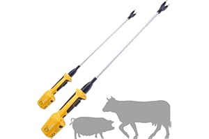 RANCH CHOICE Rechargeable Livestock Prod for Cows Electric Cattle Prod for Cow Dog prod Animal prod with Flexible Shaft