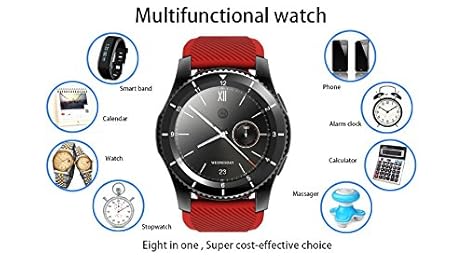 Amazon.com: Kktick G8 Smartwatch Bluetooth 4.0 SIM Card Call ...