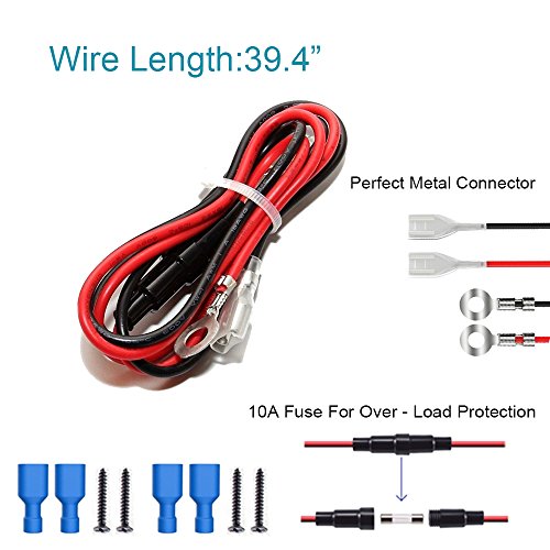 2Pack Cigarette Lighter Socket Car Marine Motorcycle ATV RV Lighter Socket Power Outlet Socket Receptacle 12V Waterproof Plug by ZHSMS - Thumbnail 5