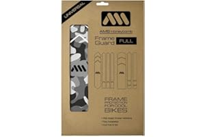 All Mountain Style AMS High Impact Frame Guard Full Semi-Transparent Protects Your Bike from Scratches and dings