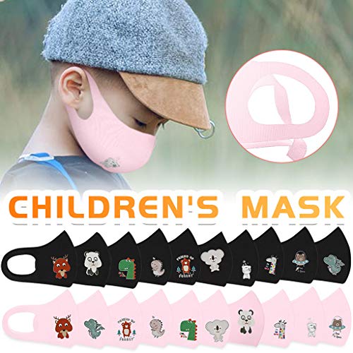 HomeMals Kids Face Covering Child Children Baby Covering Face Bandanas Washable Reusable Breathable Safety Protect