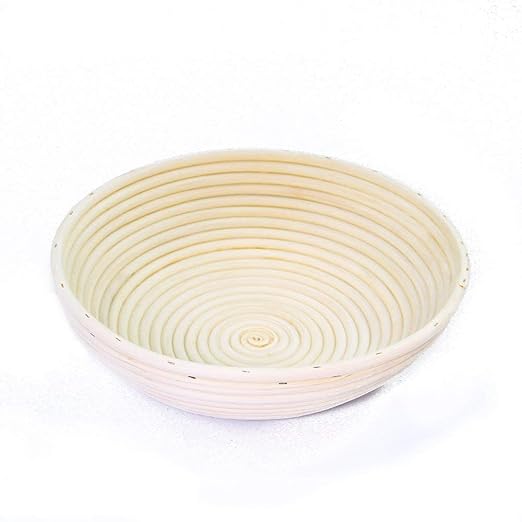 Cesta y forro de bannetón para pan redondo, 22,8 cm, hecho a mano ...