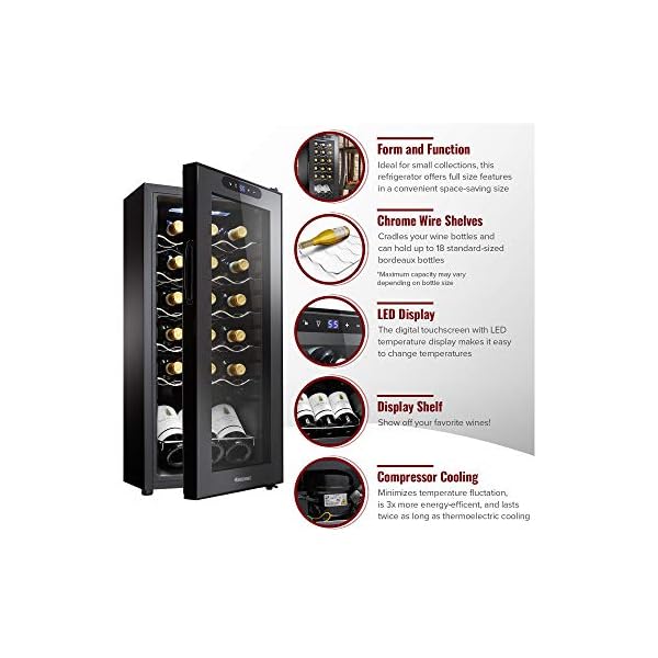 Wine-Enthusiast-18-Bottle-Single-Zone-Compressor-Wine-Cooler