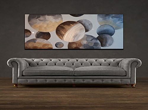 Original abstract Galaxy oil painting, bronze-champagne-pearl metallic large wall painting on canvas , Modern wall art, house decor artwork.