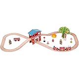 brio rail and road city set