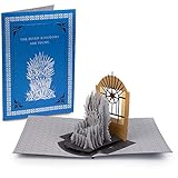 Game of Thrones Iron Throne Pop-Up Card - Deluxe Handcrafted Pop Up Card - All Occasions, Blank Inside - 5 x 7