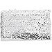 Sequin Trim, Sewing Accessories and Supplies (Silver, 10 Yards)