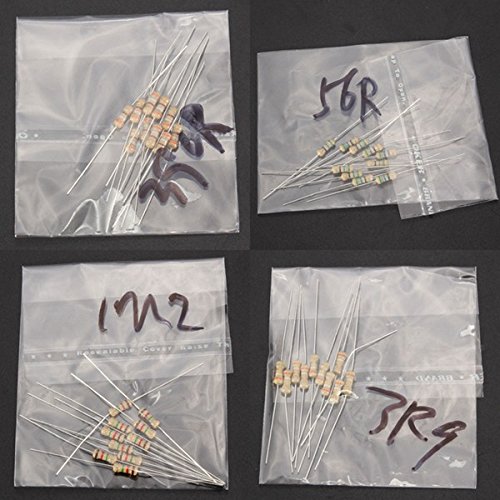 860Pcs 1/4 Watt Resistor 86 Kinds Of Different Resistance E-12 Series Assortment Kits