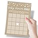 Printed Party Baby Shower Games – Bingo Game for Boy or Girl, Rustic Kraft Paper Theme, 50 Cards