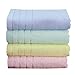 Rose Kuli Bamboo Face Sports Towels (Blue,1-Piece,13 x 30 inches) Ultra Soft Bath Washcloths